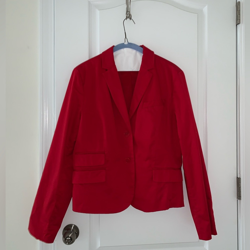 Red Bold Suit Jacket!